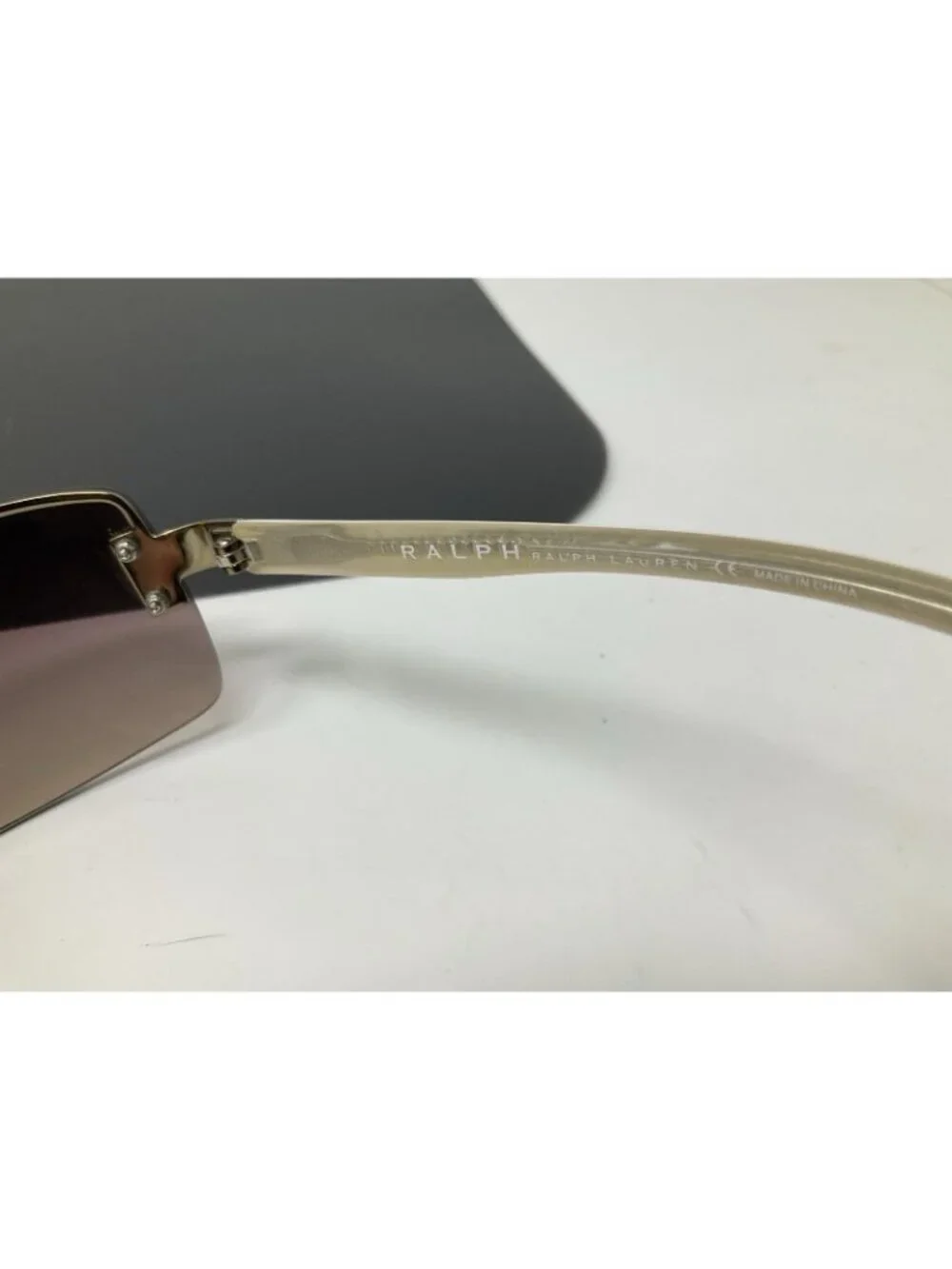 Vintage Ralph Lauren Sunglasses RA 4012 111/13 Rimless 62-16 130
